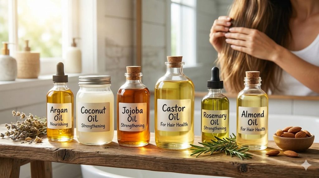 Hair nourishing oils for healthy hair