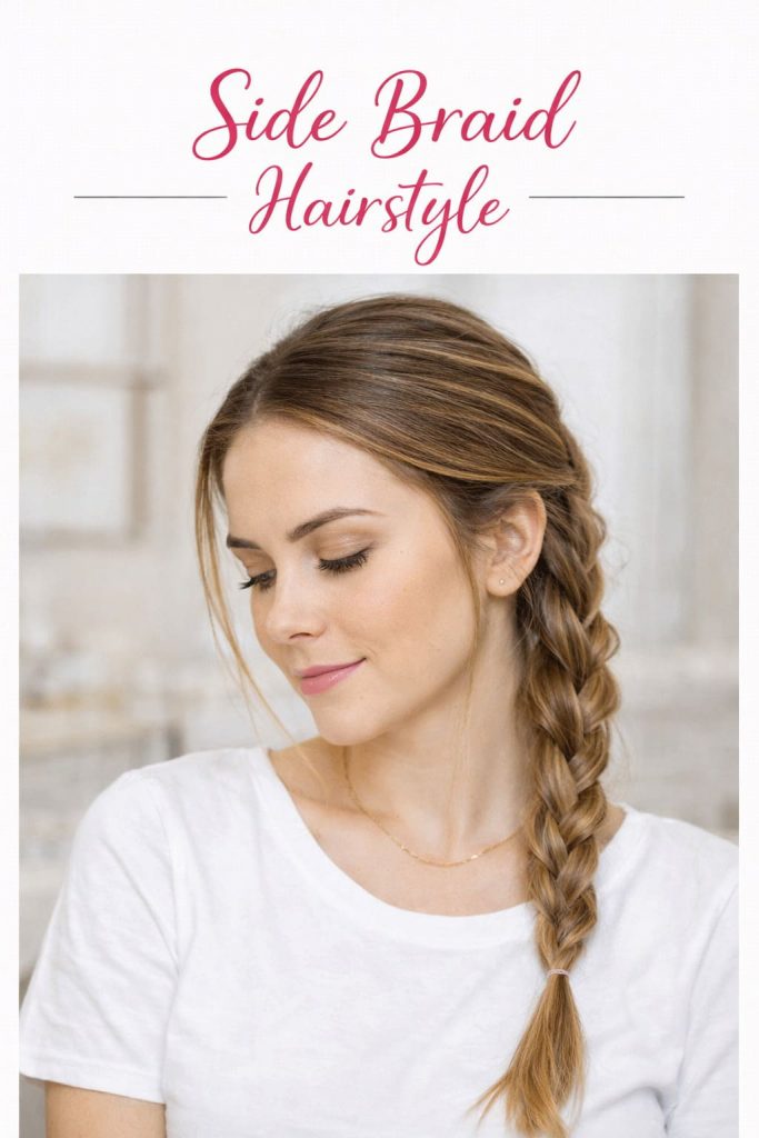 Side Braid Hairstyle for Women