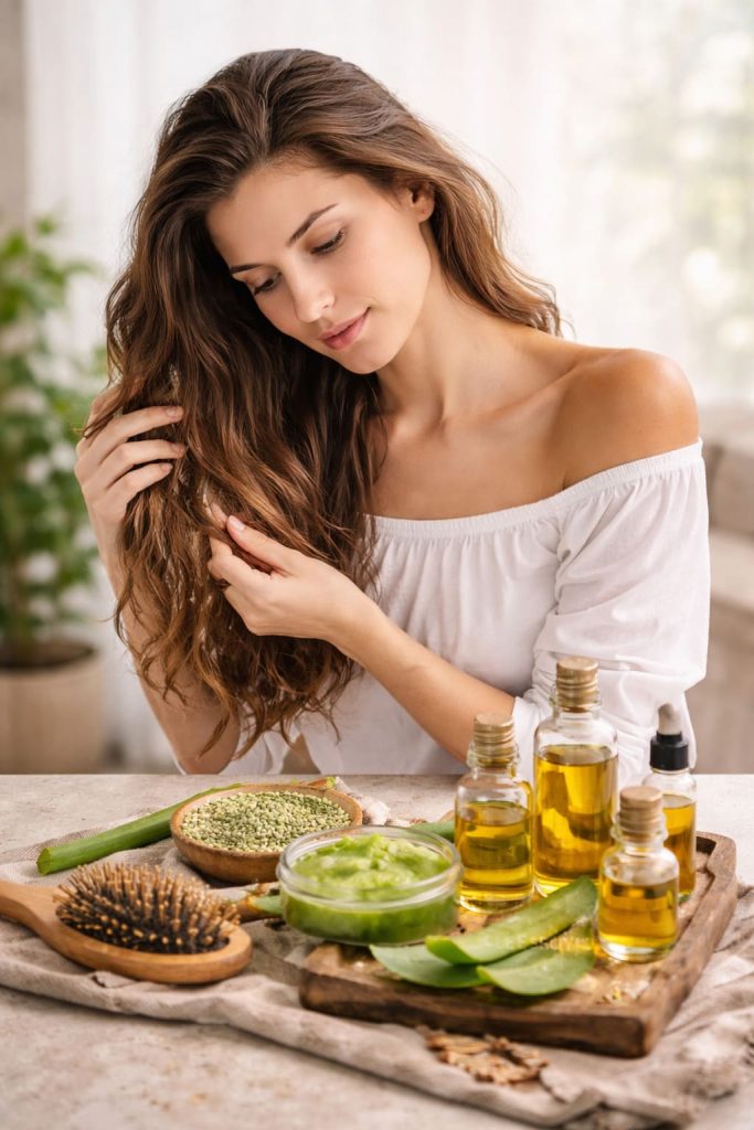 How to stop hair loss naturally