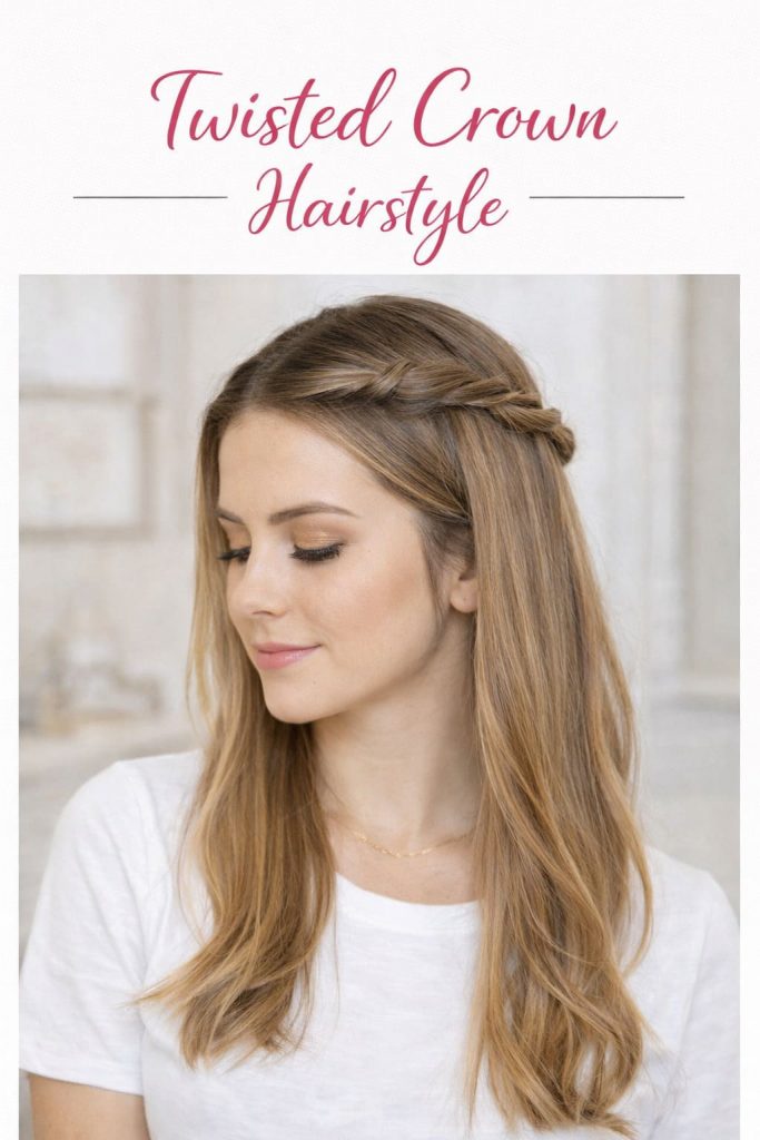 Twisted Crown hairstyle